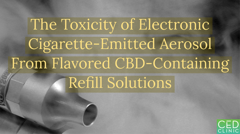  Acute Effect of Electronic Cigarette-Generated Aerosol From Flavored CBD-Containing Refill Solutions on Human Bronchial Epithelial Cells