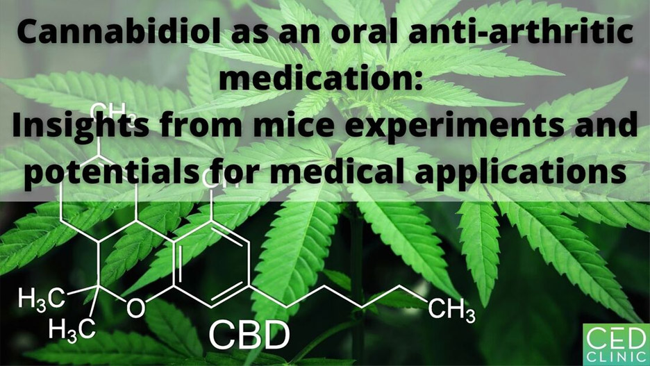 The non-psychoactive cannabis constituent cannabidiol is an oral anti-arthritic therapeutic in murine collagen-induced arthritis
